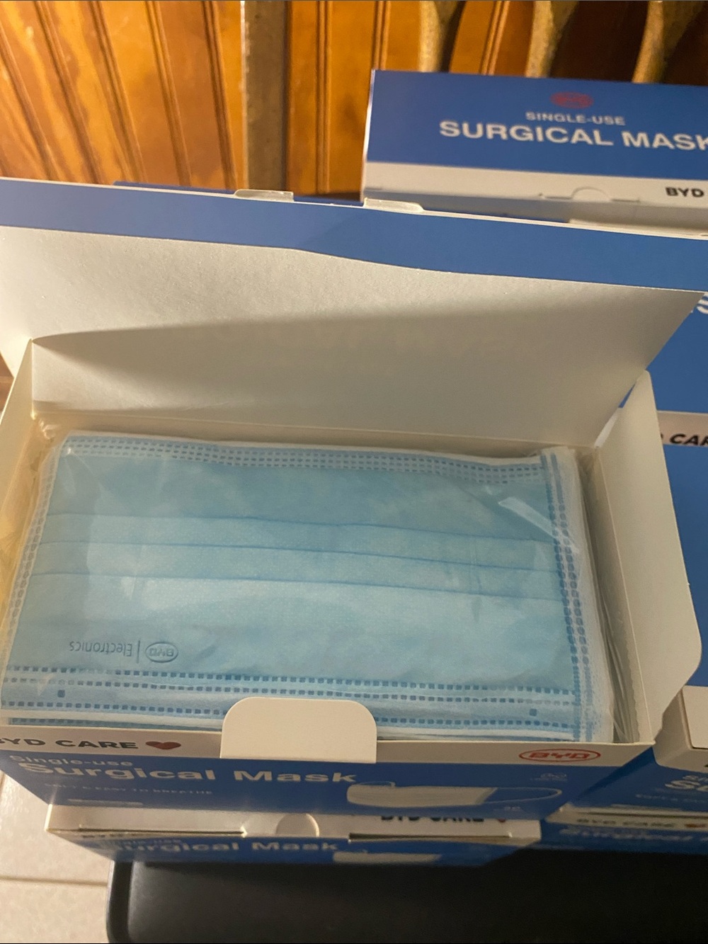 BYD Care Surgical Mask Boxes - Blue & White - Picture 4 of 5